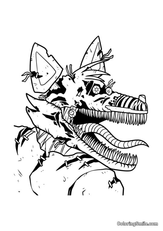 Foxy Nightmare Foxy Nightmare - Page de Coloriage