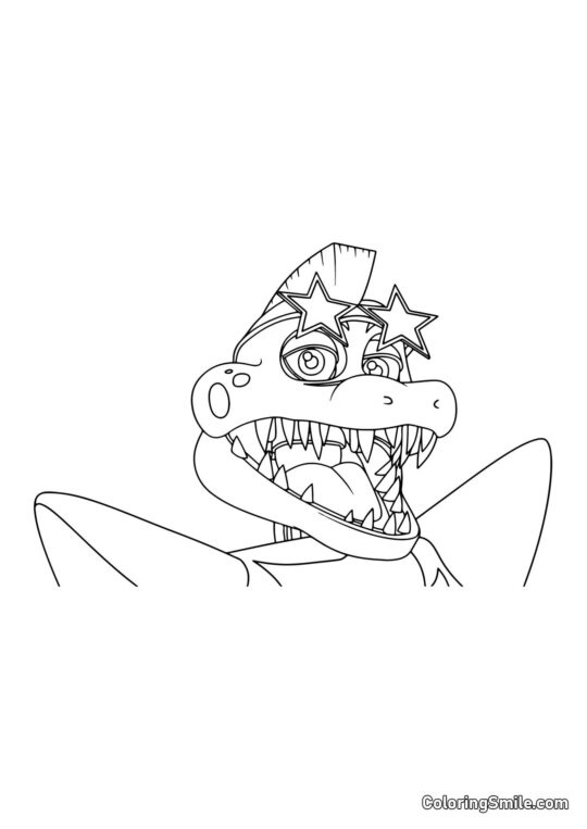 Alligator Montgomery Gator Alligator Montgomery Gator - Page de Coloriage