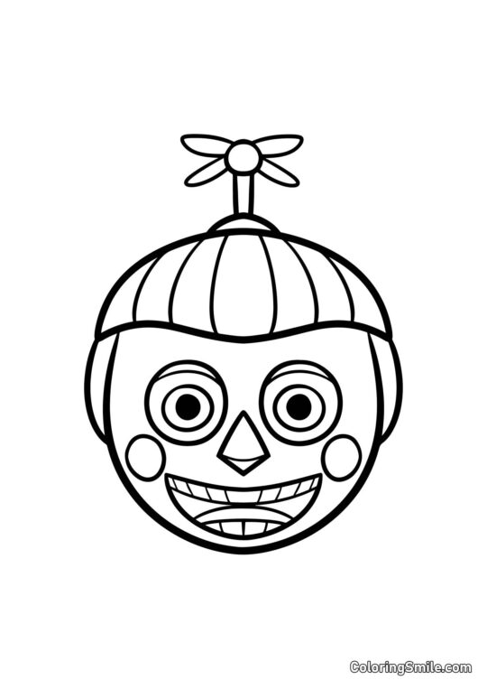 Portrait de Balloon Boy Portrait de Balloon Boy - Page de Coloriage