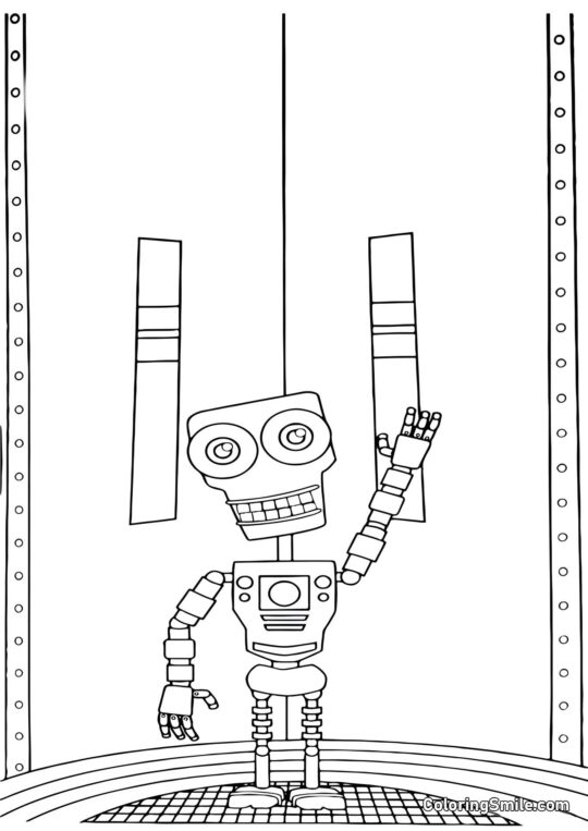 Endo 01 de FNAF Endo 01 de FNAF - Page de Coloriage