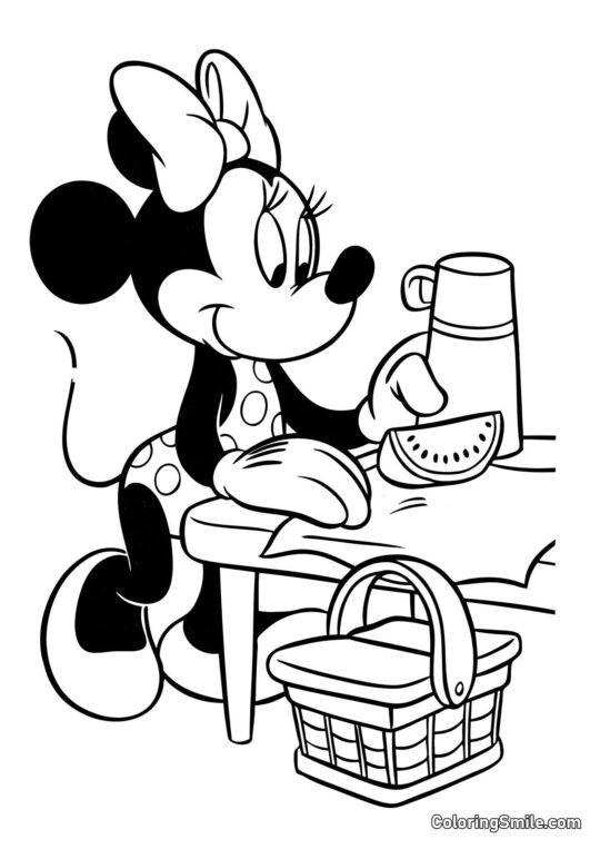 Belle Minnie Belle Minnie - Page de Coloriage