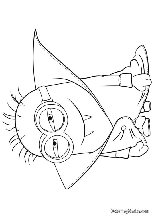 Minion à Halloween - Page de Coloriage