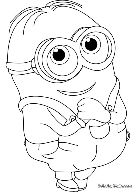 Minion Demandant Pardon - Page de Coloriage