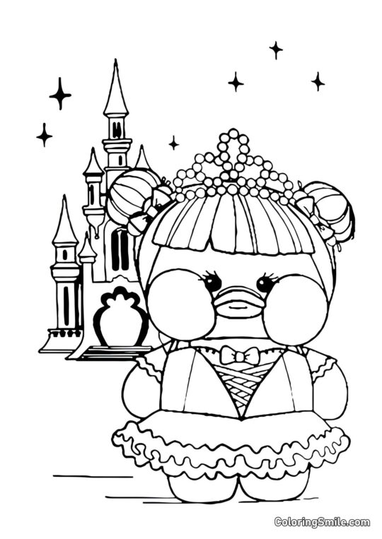 Princesse Lalafanfan - Page de Coloriage