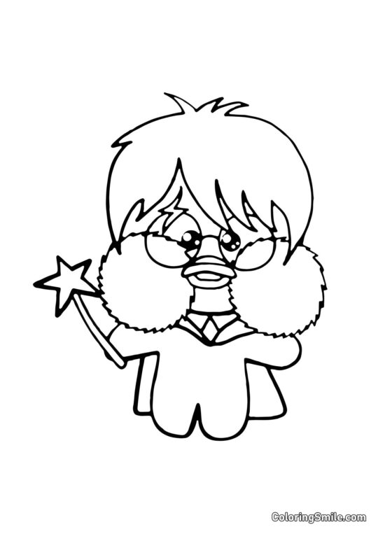 Lalafanfan Harry Potter - Page de Coloriage