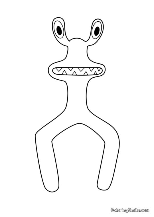 Rose des Rainbow Friends Rose des Rainbow Friends - Page de Coloriage