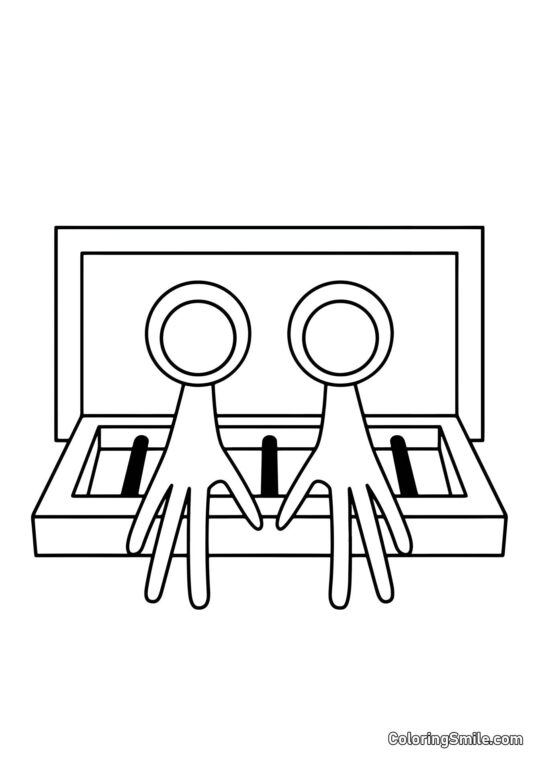 Violet assis dans la ventilation Violet assis dans la ventilation - Page de Coloriage