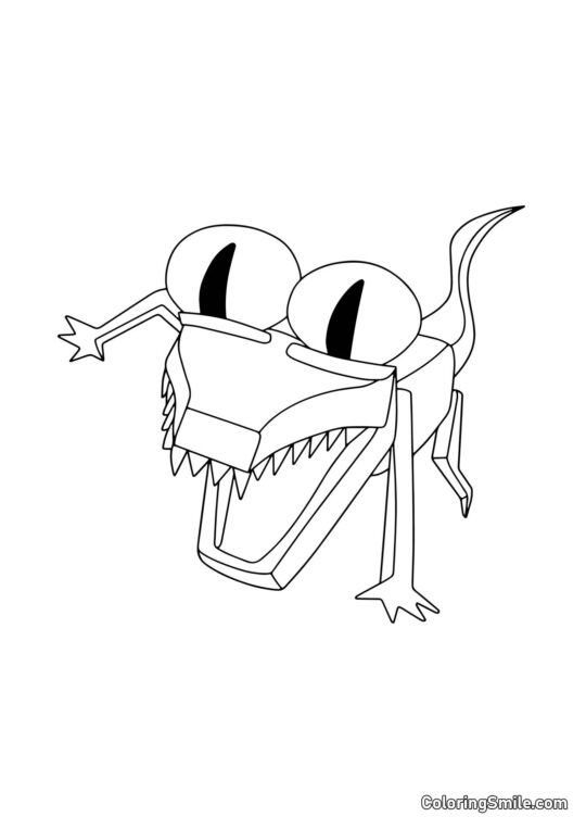 Orange des Rainbow Friends Orange des Rainbow Friends - Page de Coloriage