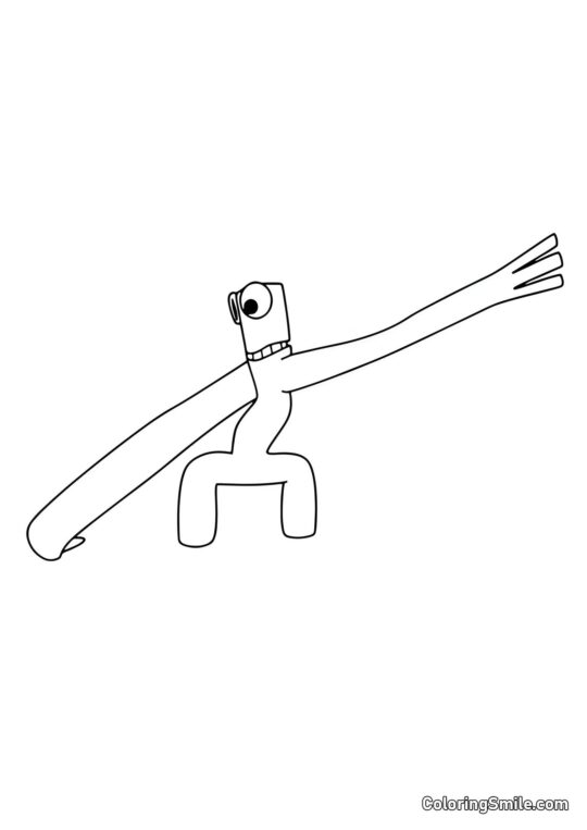 Vert s’étire Vert s’étire - Page de Coloriage