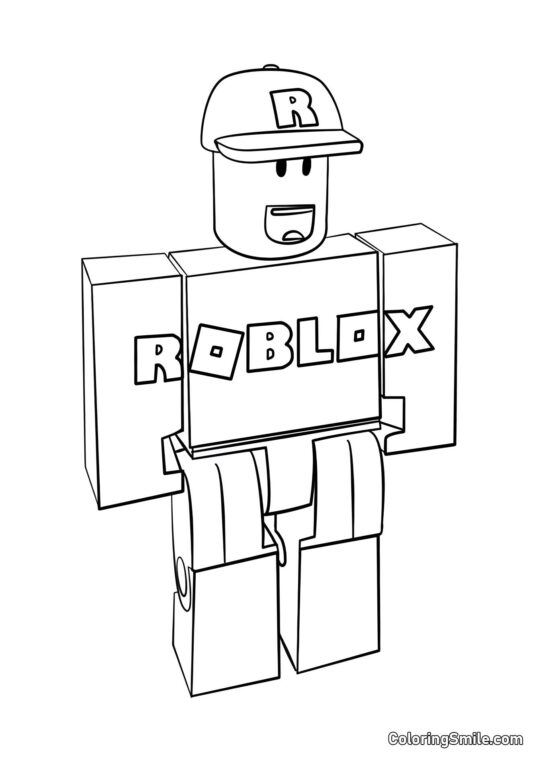 Roblox Invité - Page de Coloriage