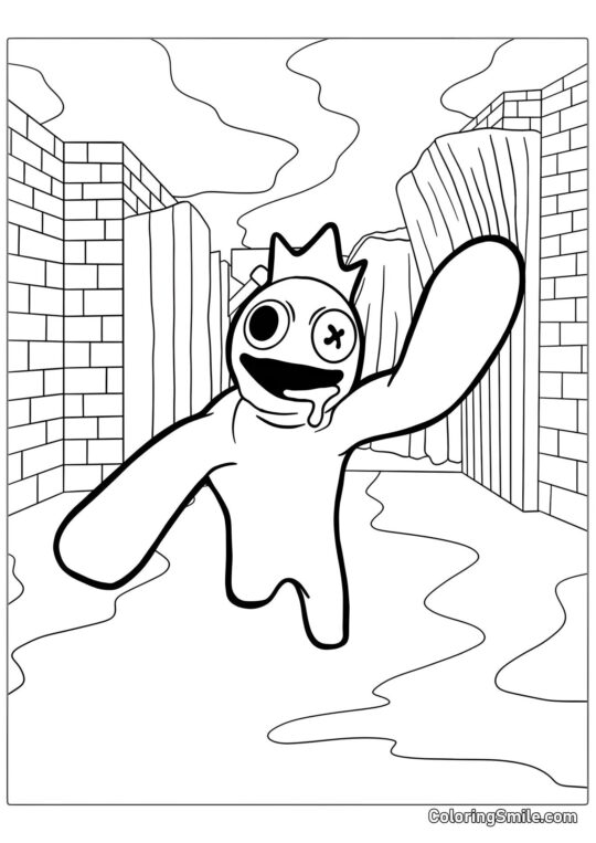 Roblox Amis Arc-en-ciel - Page de Coloriage