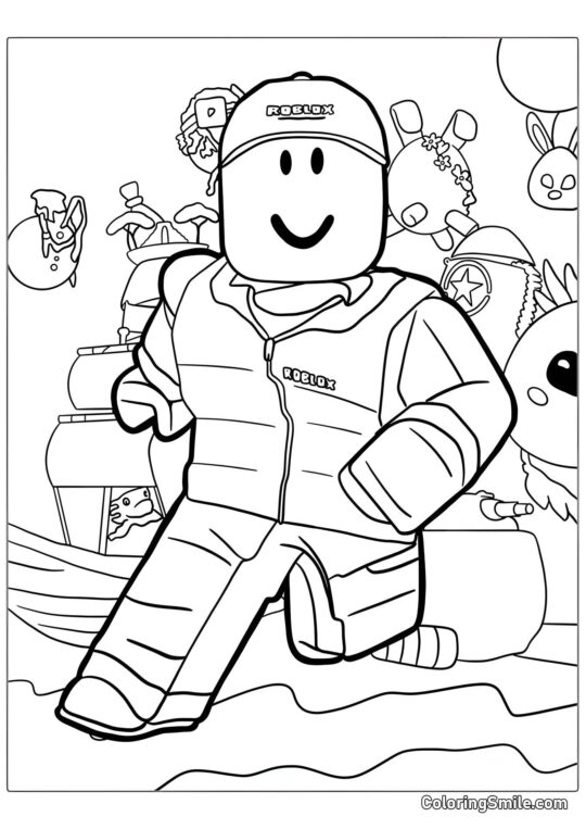 Peau Roblox - Page de Coloriage