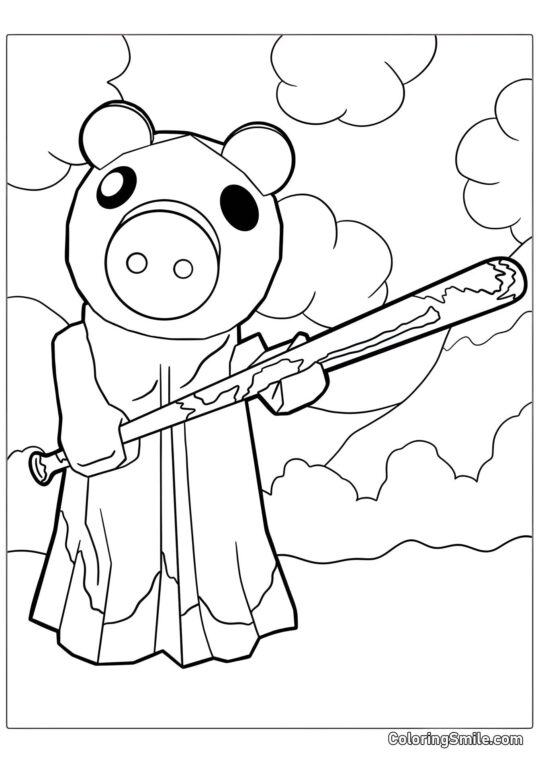 Roblox Piggy - Page de Coloriage