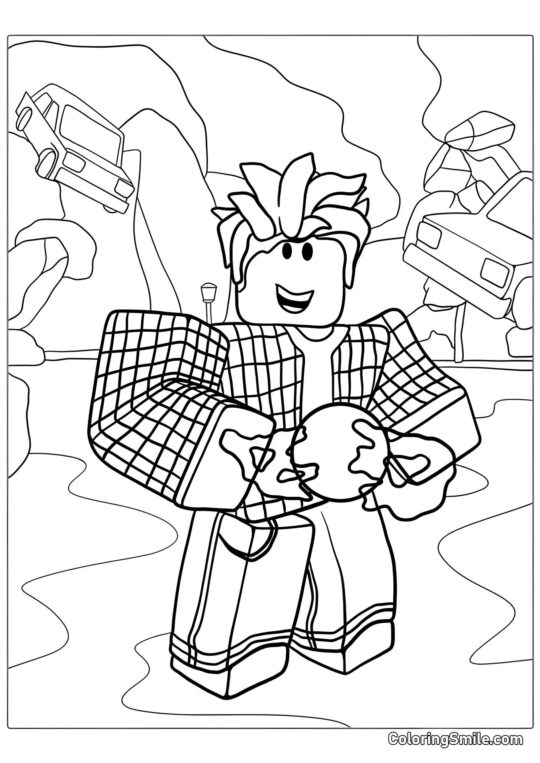 Roblox Trou Noir - Page de Coloriage