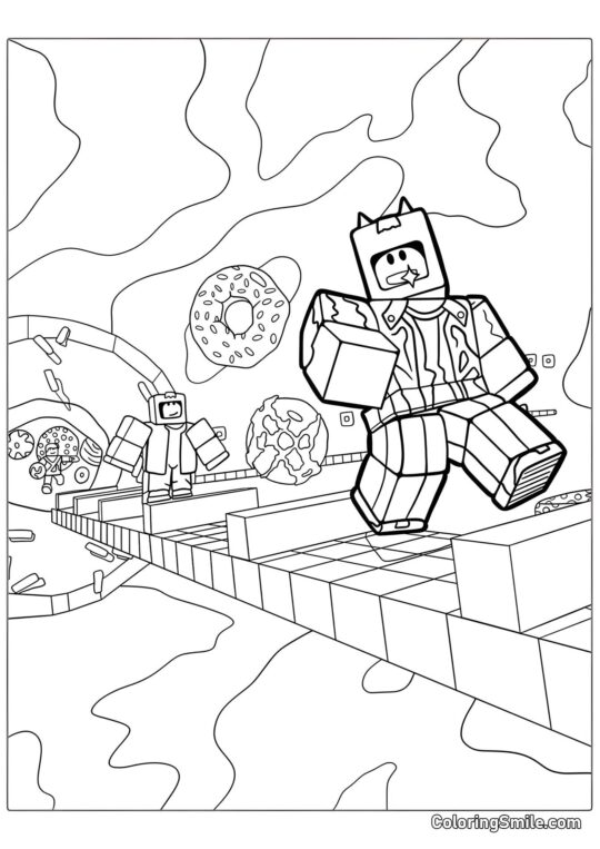 Univers Roblox - Page de Coloriage