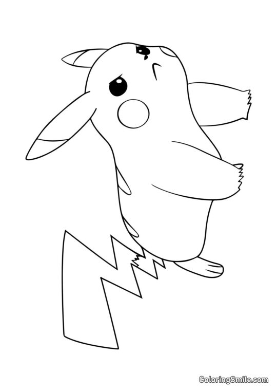 Pikachu s’est fâché Pikachu s’est fâché - Page de Coloriage