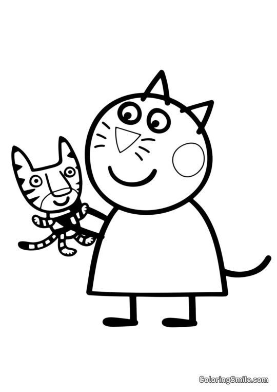 Candy Chat - Page de Coloriage