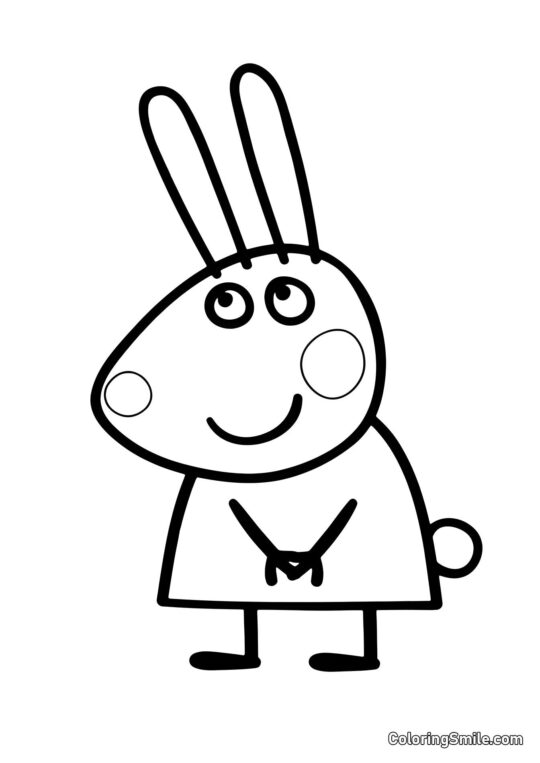 Rebecca Lapin - Page de Coloriage