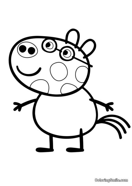 Pedro Poney - Page de Coloriage