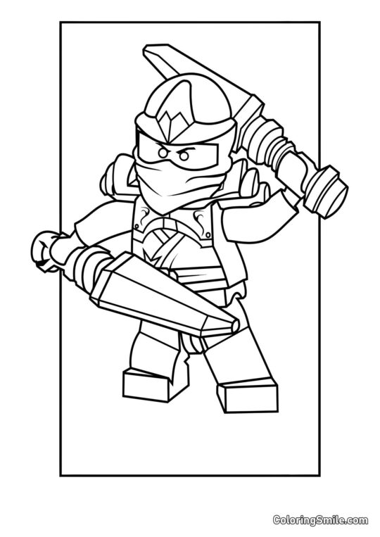 Ninjago Kai ZX - Page de Coloriage