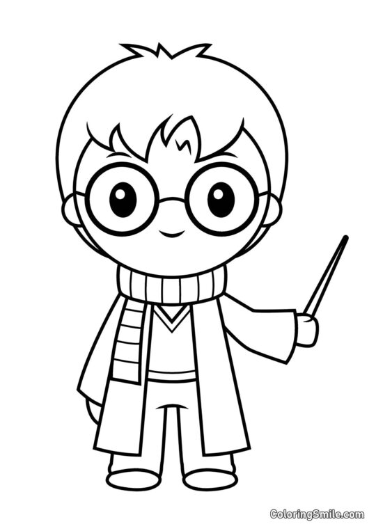 Harry Potter pour les tout-petits - Page de Coloriage
