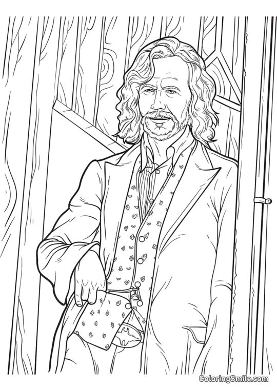 Sirius Black - Page de Coloriage