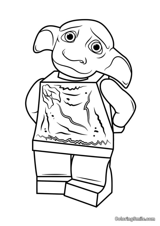 LEGO Dobby - Page de Coloriage