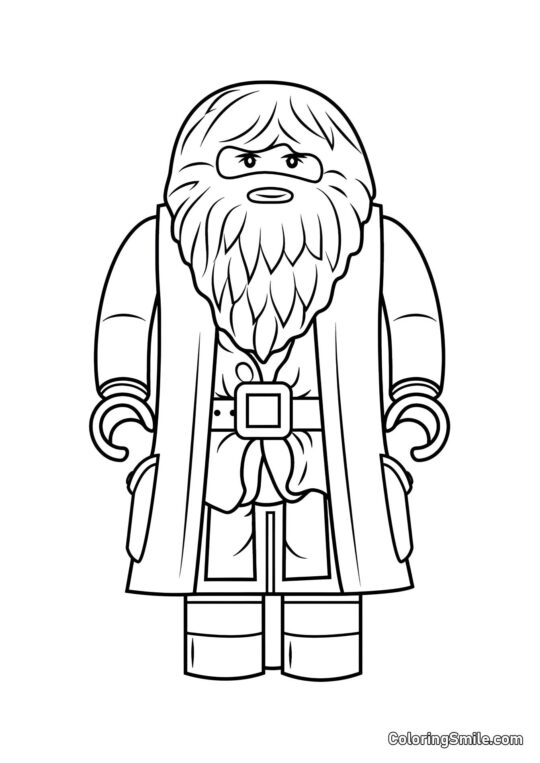 LEGO Hagrid - Page de Coloriage