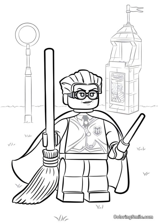 LEGO Draco Malfoy - Page de Coloriage
