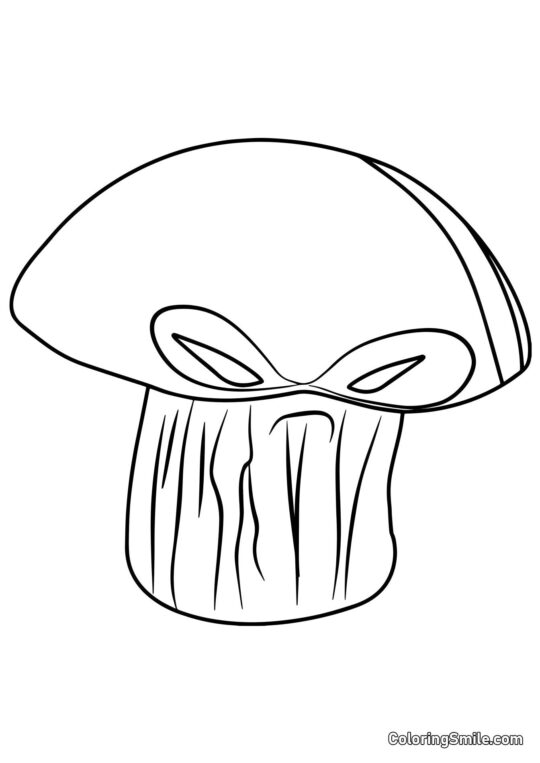 Doom-champignon de Plants vs. Zombies - Page de Coloriage