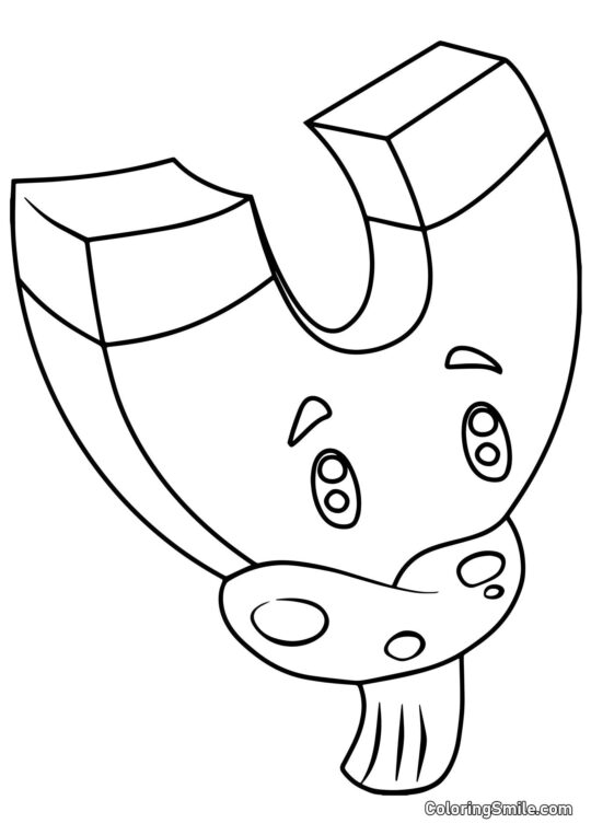 Aimant-champignon de Plants vs. Zombies - Page de Coloriage