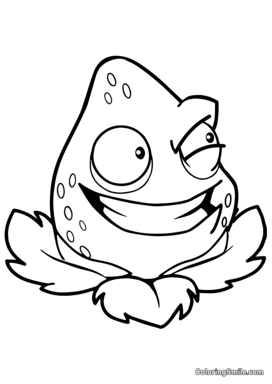Explode-O-Noix de Plants vs. Zombies - Page de Coloriage