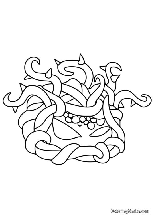 Kelp Enchevêtré de Plants vs. Zombies - Page de Coloriage