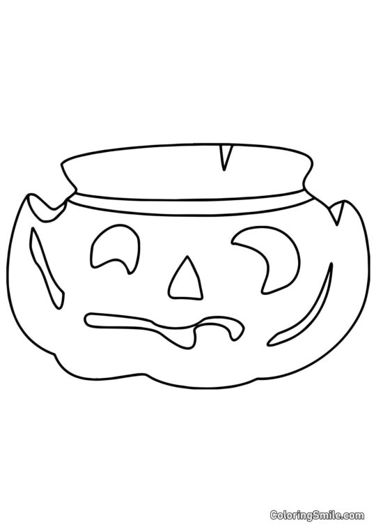 Citrouille de Plants vs. Zombies - Page de Coloriage