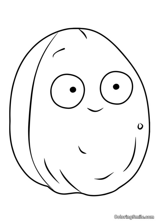 Explodo-noix de Plants vs. Zombies - Page de Coloriage