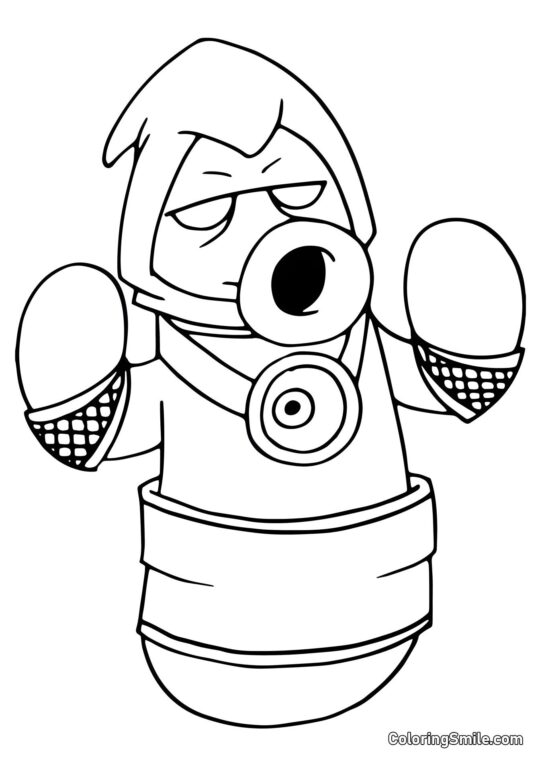 Cactus Zen de Plants vs. Zombies - Page de Coloriage