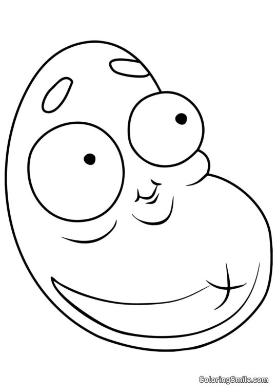 Grain de Café de Plants vs. Zombies - Page de Coloriage