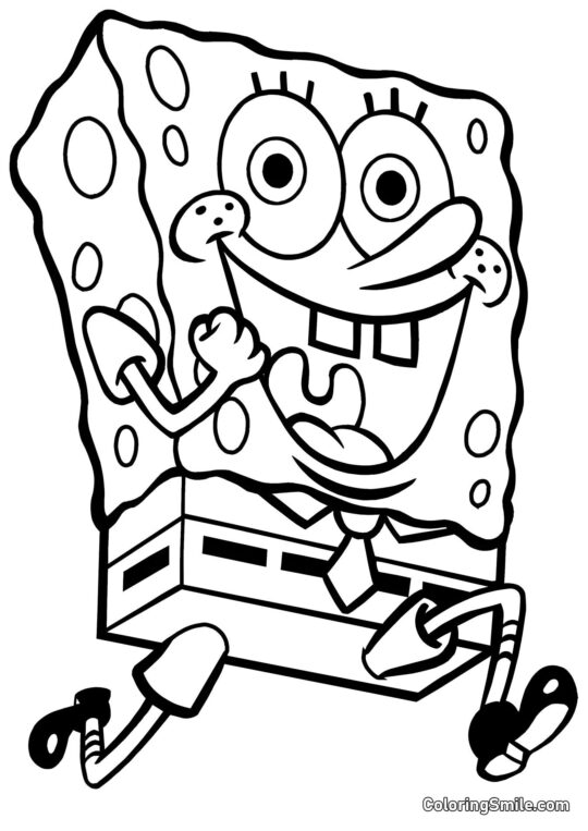 SpongeBob SquarePants - Page de Coloriage