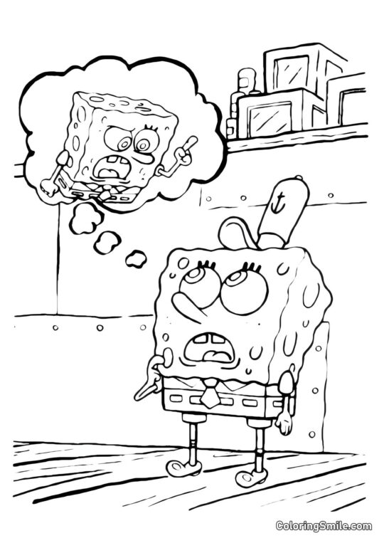 Carlo en colère - Page de Coloriage