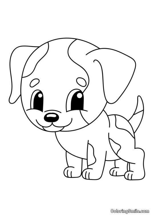Chien - Page de Coloriage