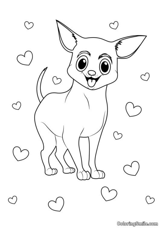 Chihuahua - Page de Coloriage