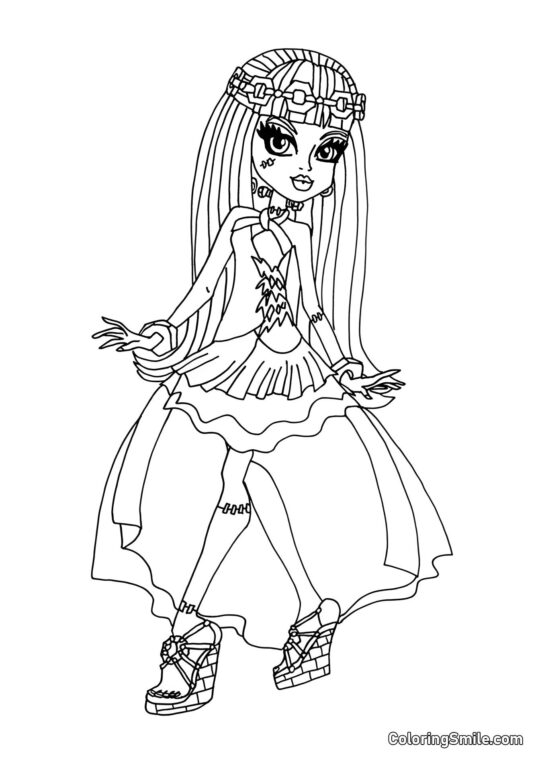 13 Souhaits Frankie Stein 13 Souhaits Frankie Stein - Page de Coloriage