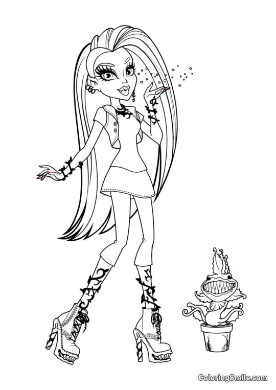 Venus McFlytrap et Gillian Venus McFlytrap et Gillian - Page de Coloriage