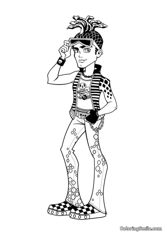 Deuce Gorgon, fils de Méduse Deuce Gorgon, fils de Méduse - Page de Coloriage