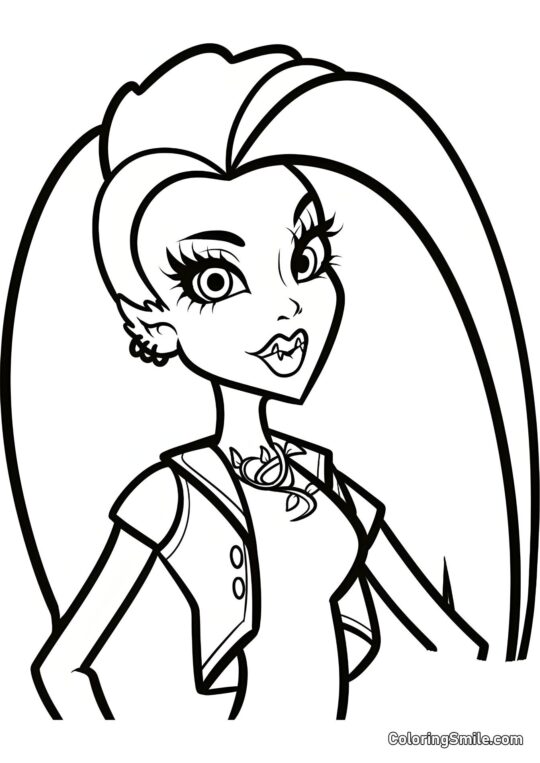 Monster High Venus McFlytrap Monster High Venus McFlytrap - Page de Coloriage