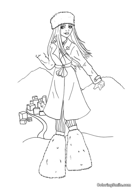 Abbey Bominable — Fille du Yéti Abbey Bominable — Fille du Yéti - Page de Coloriage