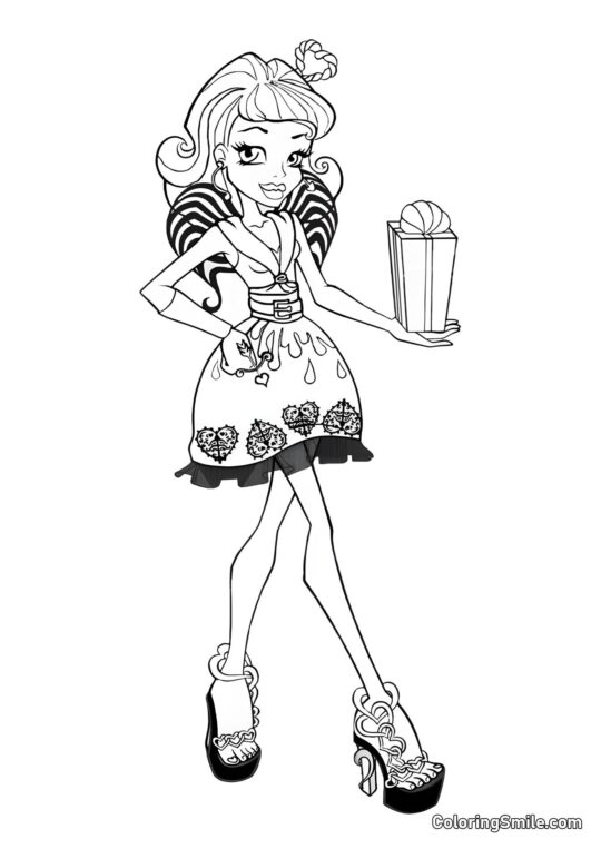 Monster High Cupid Monster High Cupid - Page de Coloriage