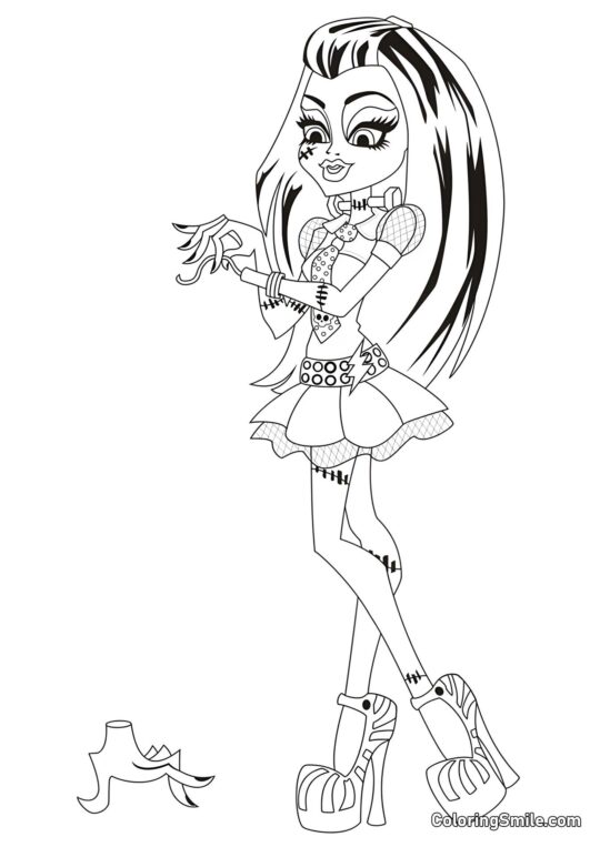 Frankie Stein sans bras Frankie Stein sans bras - Page de Coloriage