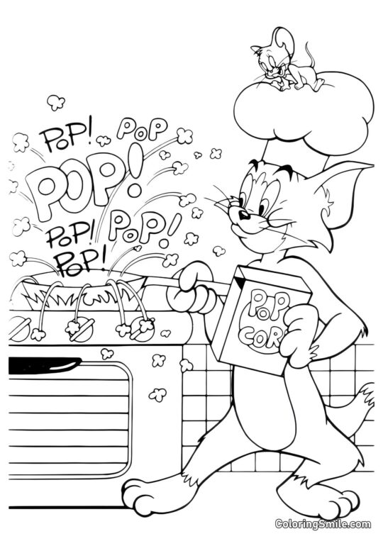 Chef Tom - Page de Coloriage