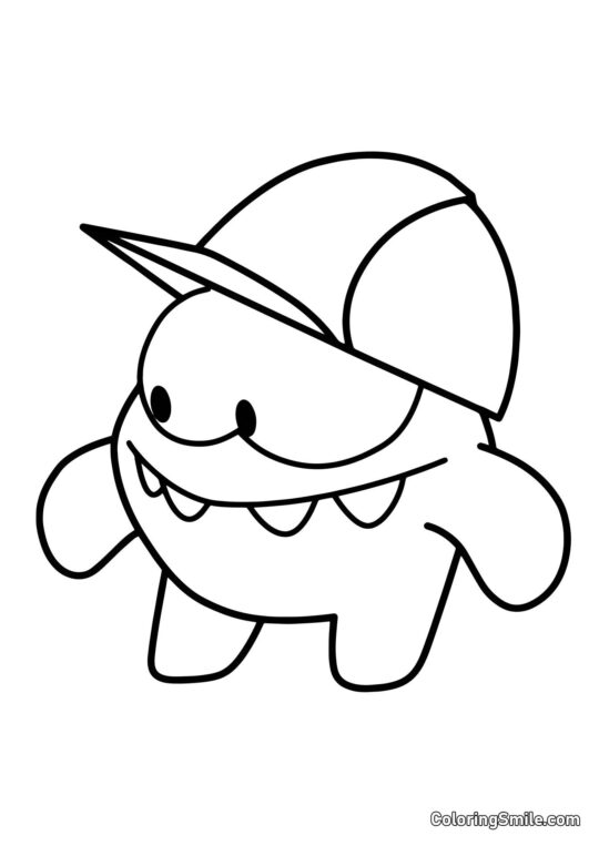 Om Nom Constructeur Om Nom Constructeur - Page de Coloriage